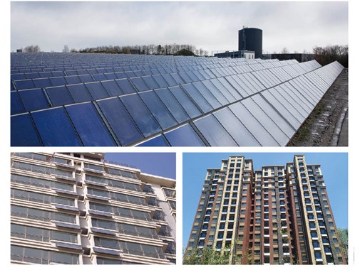 住宅小區太陽能平板熱水工程